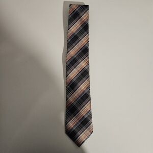 Alexander Julian Plaid Men's Tie in Green and Gold